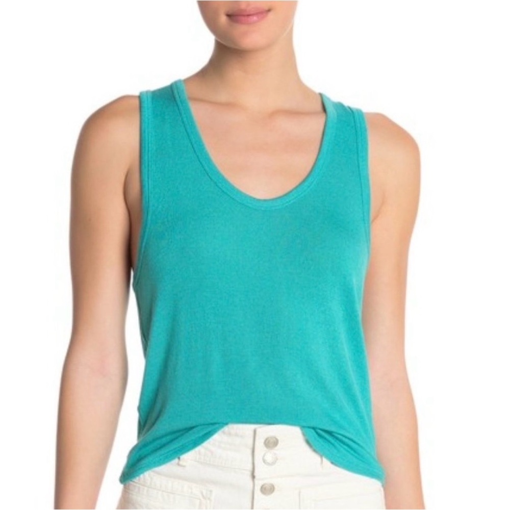 FREE PEOPLE | WE THE FREE Take the Plunge Tank i/Sea Turquoise/ Size Large